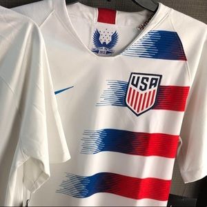One nation. One team. USA Nike soccer shirt